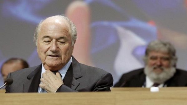 سيب بلاتر رئيس الاتحاد الدولي لكرة القدم (الفيفا)