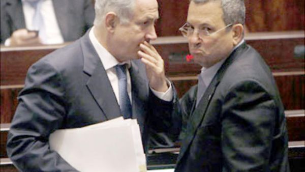 باراك ونتنياهو -ارشيف-