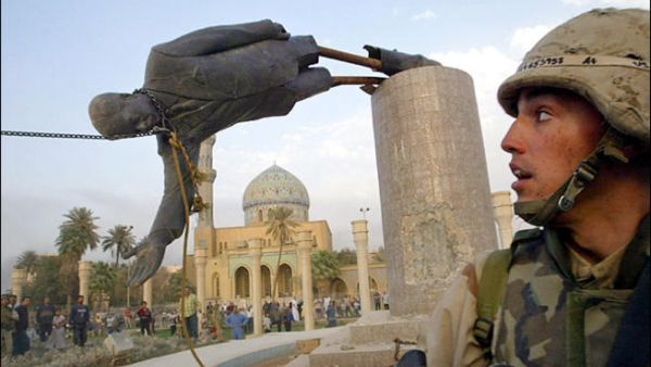 بوش: سأقول بالتأكيد بأن العالم أفضل بدون صدام حسين