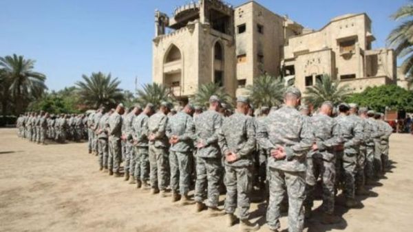 قوات اميركية في المنطقة الخضراء ببغداد