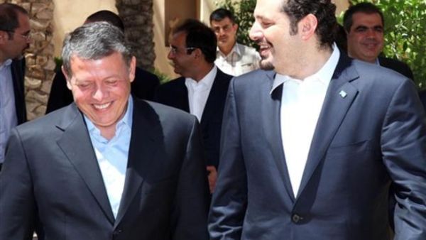 الحريري يبحث في عمان جهود تحقيق السلام 