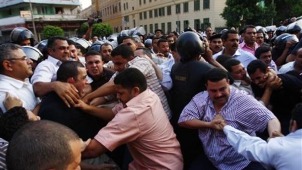 المواجهات مع الامن المصري 