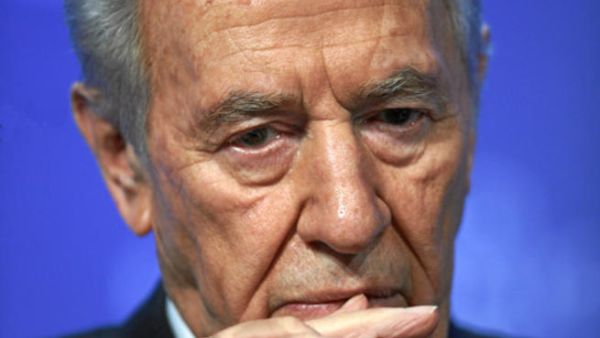 الرئيس الاسرائيلي شيمون بيريز 