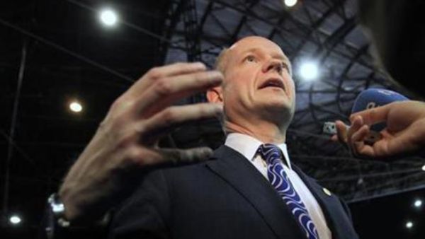 وزير الخارجية البريطاني وليام هيغ 