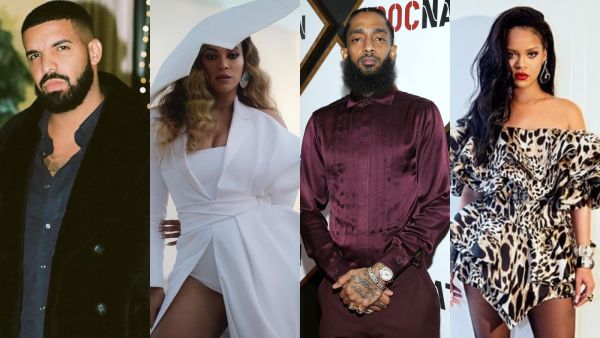 ريهانا ونيبسي هاسل وبيونسيه ودريك