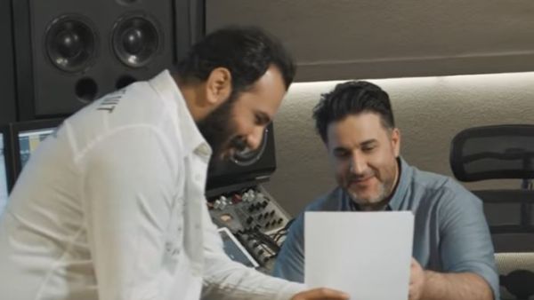 نور الزين وملحم زين من فيديو كليب "الله عليك" 