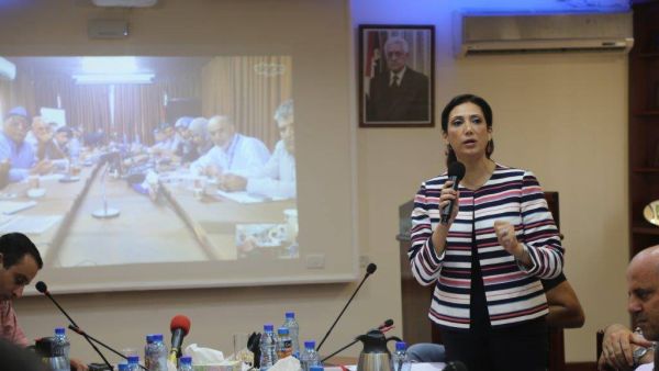 السيدة عوض تترأس اجتماعاً مركزياً للفريق الوطني للتعداد العام 2017  في دولة فلسطين