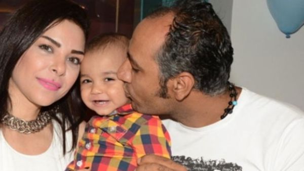 Olfat and her hubby celebrating their son Saleem's birthday. (Gololy)