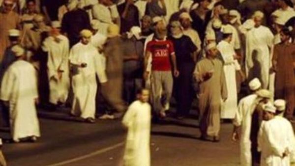 متظاهرون في عمان