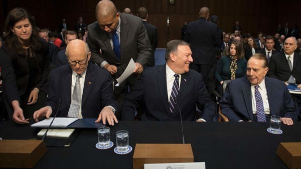 منظمة أمريكية تدعو الكونجرس إلى رفض تعيين بومبيو بالخارجية
