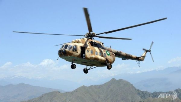 Unconfirmed reports said the helicopter was shot down by a missile into a school in Gilgit. (AFP/File)
