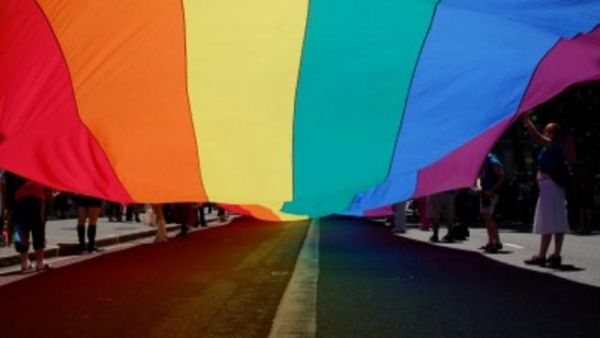 Gay pride shown in the streets. [globalvoicesonline]