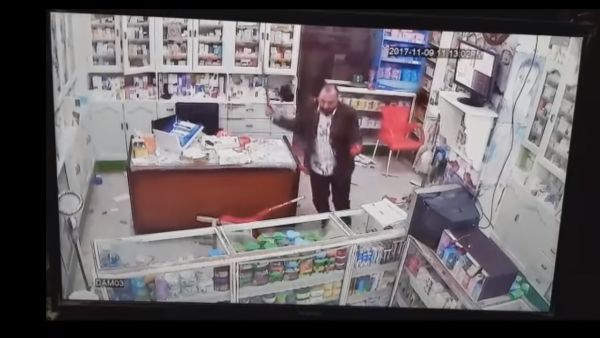 The men were hired to attack the pharmacist to take revenge on him (Youtube Screengrab)