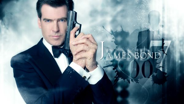 Pierce Brosnan as James Bond. (Flickr)