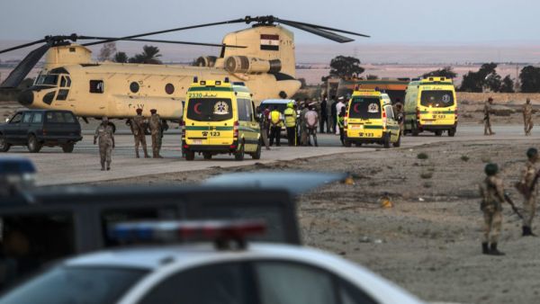 من مكان الطائرة المنكوبة 