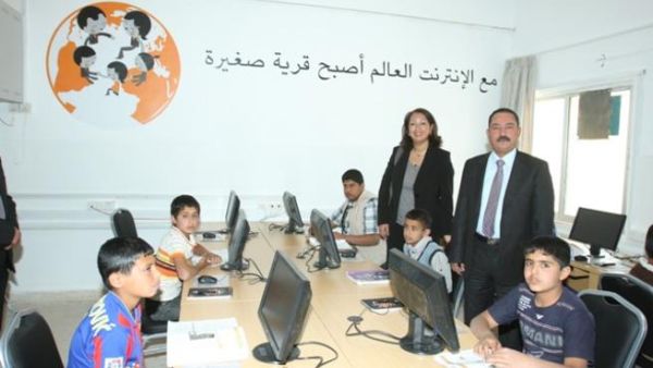 ثالث المختبرات التي قامت Orange الأردن بتدشينها في مدرسة النقيره الثانوية للبنين في لواء الموقر