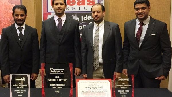 During the Ideas America 2015 award ceremony