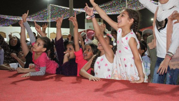 تضمنت احتفالية الشركة عدداً من المسابقات والفقرات والأغاني الوطنية وتلوين الوجوه الألعاب السحرية.