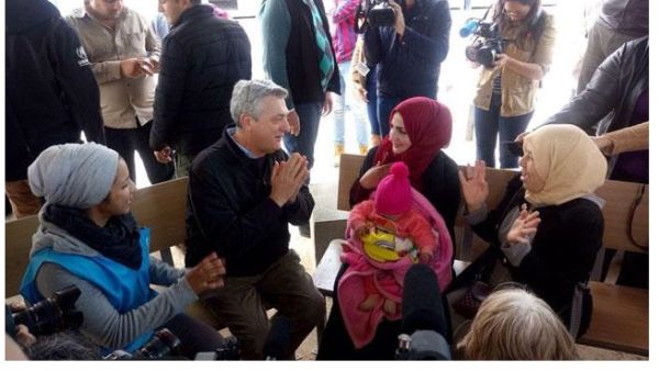 Filippo Grandi visits the Zaatari refugee camp in Jordan on Monday. (Photo: Ana Ibáñez Prieto) Filippo Grandi visits the Zaatari refugee camp in Jordan on Monday. (Photo: Ana Ibáñez Prieto)