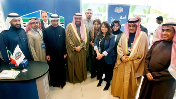Sheikh Ahmad Al-Fahad at EQUATE booth