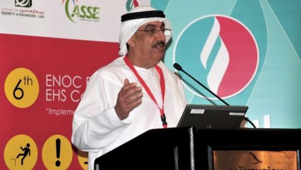 Saif Al Falasi, Executive Director, ENOC at the 6th ENOC EHS Conference