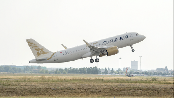 The aircraft is the first of the 29 A320neo Family aircraft ordered during the 2016 Bahrain International Airshow. The aircraft is the first of the 29 A320neo Family aircraft ordered during the 2016 Bahrain International Airshow.