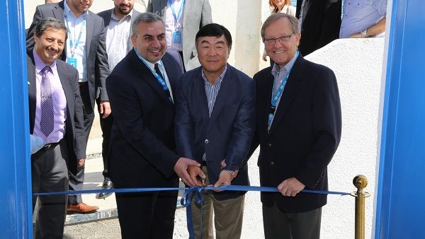 During the Inauguration of the AC Lab at UNRWA College. During the Inauguration of the AC Lab at UNRWA College.