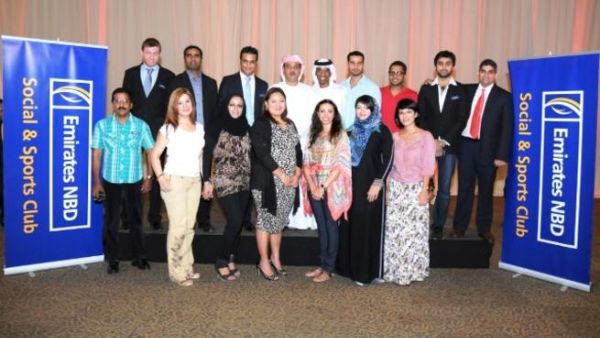 Abdulhakim Binherz, GM Legal Affairs, Fraud Prevention and Investigations with staff members at Emirates NBD staff Iftar Abdulhakim Binherz, GM Legal Affairs, Fraud Prevention and Investigations with staff members at Emirates NBD staff Iftar