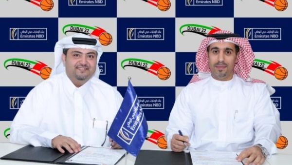Abdulla Faisal Al Dossari, UAE Basketball Association with Saif Al Mansoori, Emirates NBD