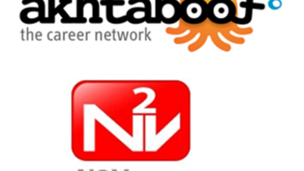 Akhtaboot & N2V logos Akhtaboot & N2V logos