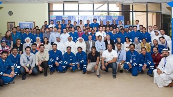 Al-Terkait, EQUATE President & CEO with senior management and new employees
