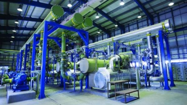 مجمع توزيع المياه بمنطقة الزور