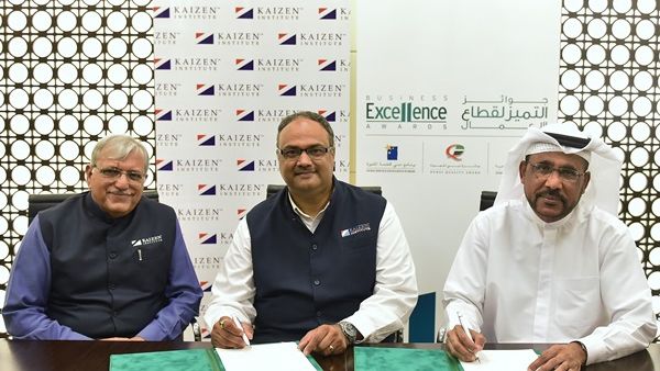 Ali Ibrahim with Kaizen representatives