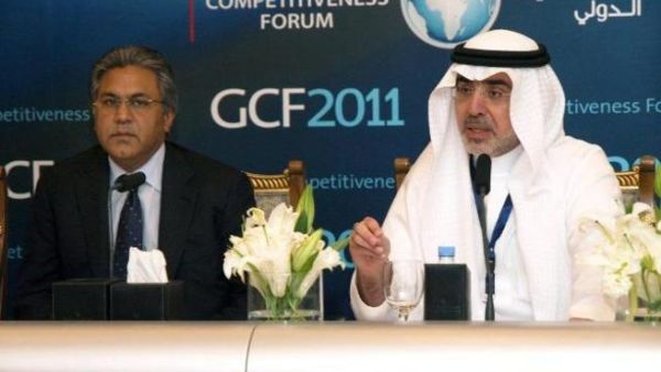 محافظ الهيئة العامة للاستثمار عمرو بن عبد الله الدباغ وعارف نقفي، المؤسس والرئيس التنفيذي لمجموعة أبراج كابيتال
