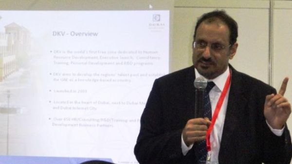 Dr. Ayoub Kazim, Managing Director, Dubai Knowledge Village and Dubai International Academic City, member of TECOM Investments Education Cluster, addressing the inaugural Asia Pacific Conference (ASAP) 2011 held from 16-18 November in Singapore
