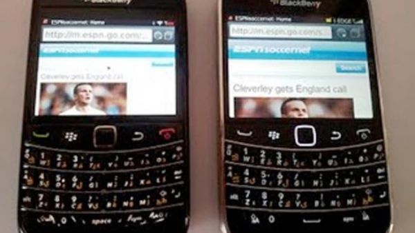 Two Blackberry devices Two Blackberry devices