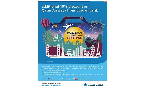 Burgan Bank travel festival campaign