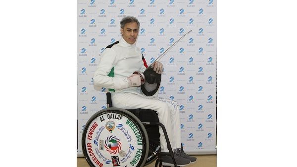 Tareq Al-Qallaf, Kuwait’s wheelchair fencing champion