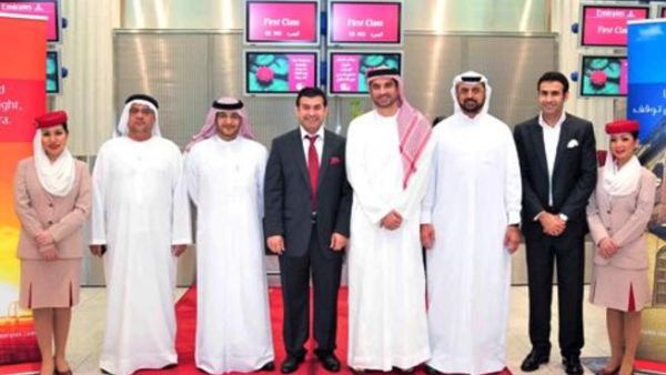 رحلة طيران الإمارات الافتتاحية إلى مدينة البصرة