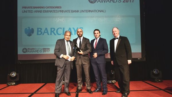 Barclays has earned two Best Private Bank accolades at the WealthBriefing GCC Awards 2017. 