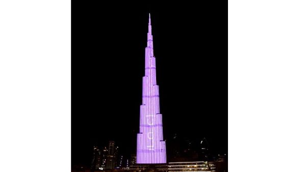 Every weekend, Burj Khalifa will feature the official colour and symbol of breast cancer awareness – The Pink Ribbon - as a mark of support to the noble cause.