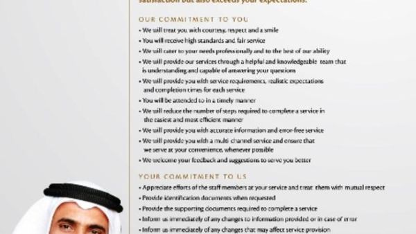 Customer Charter Poster Customer Charter Poster