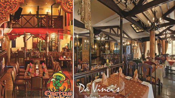 مطعم كاكتوس جاكس ودافينشي بفندق المطار ملينيوم دبي