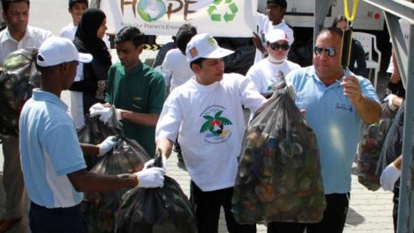 Can collection drive organised by Emirates Environmental Group