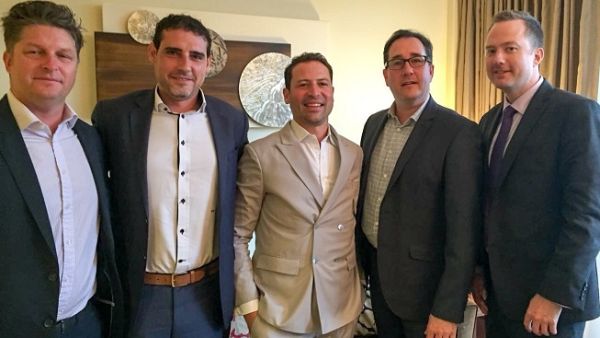 Chris Willis (Latitude Co-Founder), David Regueiro (RIF Trust COO), Mimoun Assraoui (RIF Trust CEO), Eric Major (Founding Partner and CEO of Latitude) and Jon Green (Director of Global Sales). 