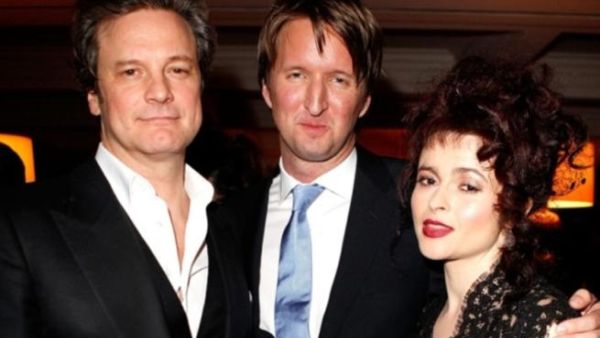 Colin Firth, Tom Hooper and Helena Bonham Carter Colin Firth, Tom Hooper and Helena Bonham Carter
