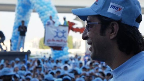 International Cricketer, Wasim Akram at Landmrk ‘Beat Diabetes’ walkathon International Cricketer, Wasim Akram at Landmrk ‘Beat Diabetes’ walkathon