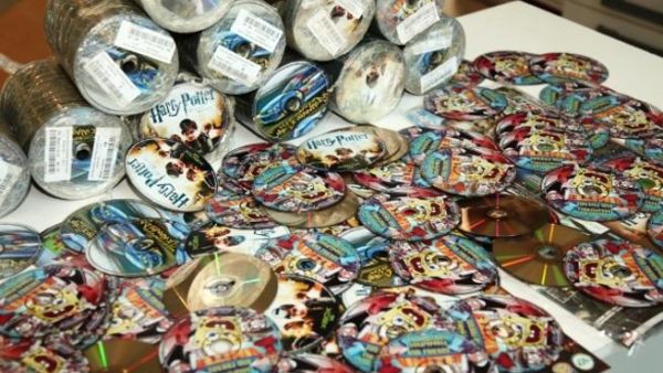 Counterfeit CDs seized by Dubai Customs
