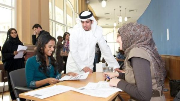 During the Career Fair During the Career Fair