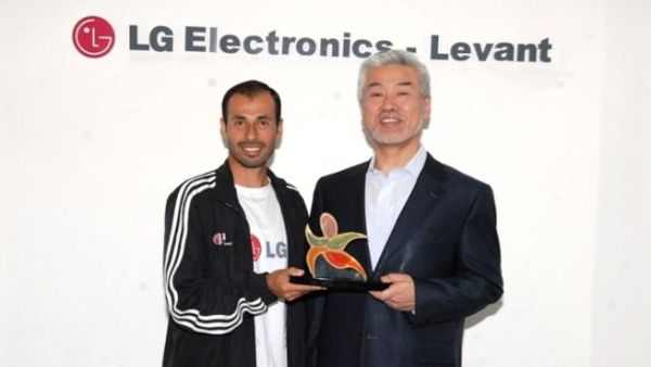 Sulaiman Al Zboun the winner of the 2nd place at Samsung Amman International Marathon 2011